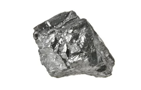 Coal isolated on white background Stock Photos
