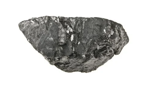 Coal isolated on white background Stock Photos