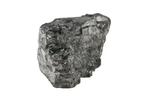 Coal isolated on white background Stock Photos