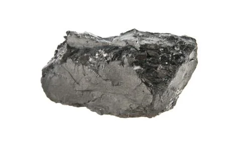 Coal isolated on white background Stock Photos