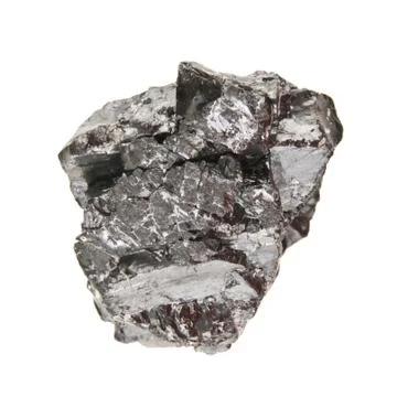 Coal isolated on white background Foto stock