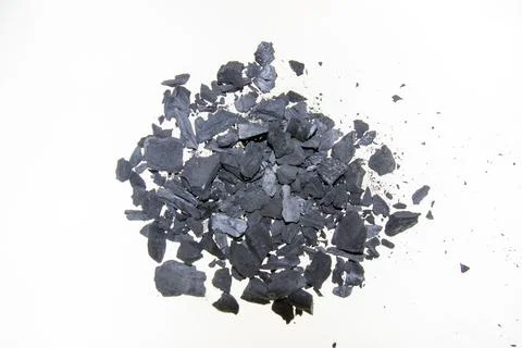 Coal isolated on white background Stock-Fotos
