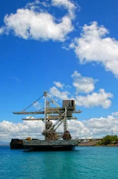 Coal loader Foto stock
