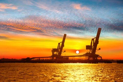 Coal loader Stock Photos