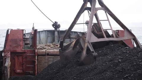 Coal loading 2 스톡 동영상 124291124