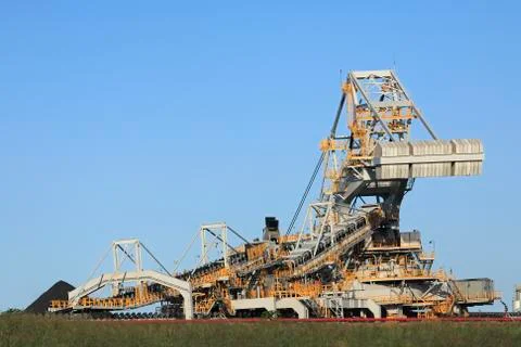 Coal Loading Machinery Stock Photos
