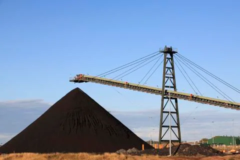 Coal Loading Machinery Stock Photos