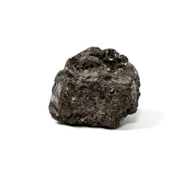 Coal in the macro scale Stock Photos