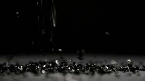 Coal mine dust close up the coals background 4k HD 库存影片 334654828