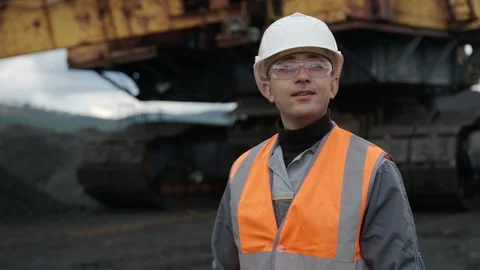 Coal mine mining worker miner Stock Footage 111890308