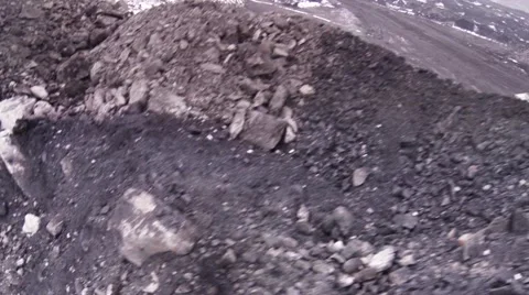 Coal mine panorama Stock-Footage 47309435