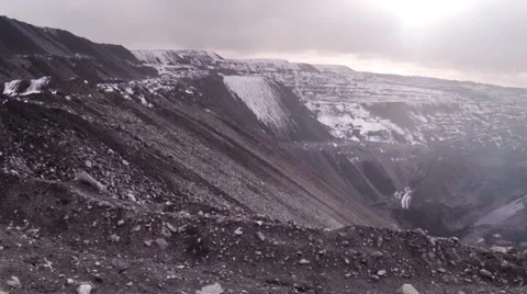 Coal mine panorama Stock Footage 47309442