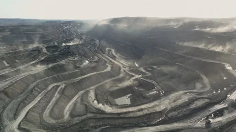 Coal mining Stock Footage 306542000