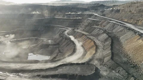 Coal mining Stock Footage 306542963