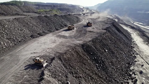 Coal mining Stock Footage 306549850