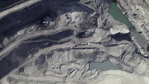 Coal mining Stock Footage 306550198