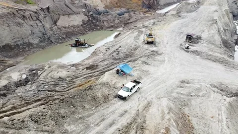Coal mining worker activities Stock Footage 169868826