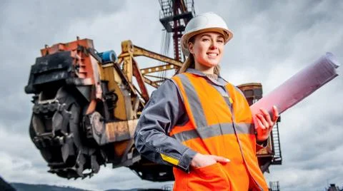 Coal mining worker Foto stock