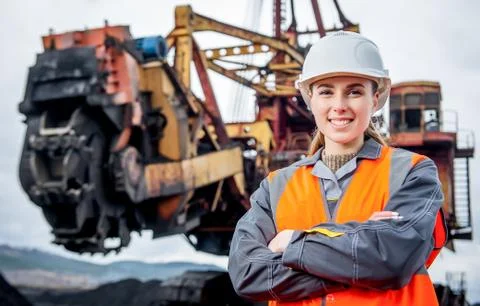 Coal mining worker Stock Photos