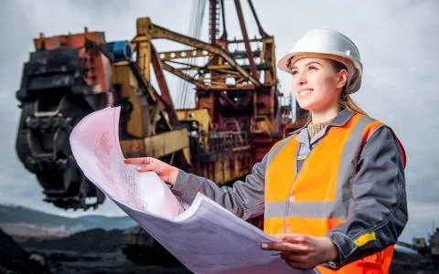 Coal mining worker Foto stock