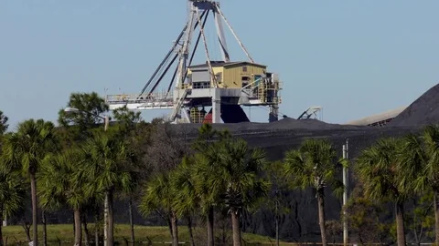 Coal Offloader Stock Footage 83322895