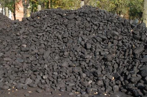 Coal pile Stock Photos