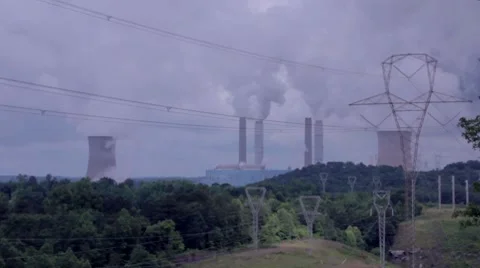 Coal Plant 스톡 동영상 7766835