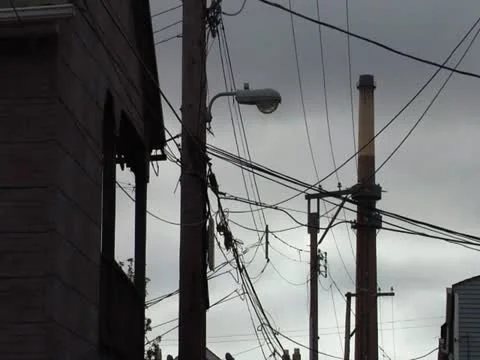 Coal Power in the City Stock Footage 12061413