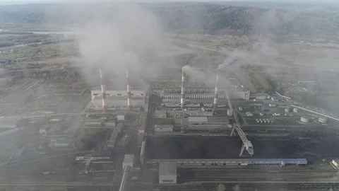 Coal power generation Stock Footage 107535779