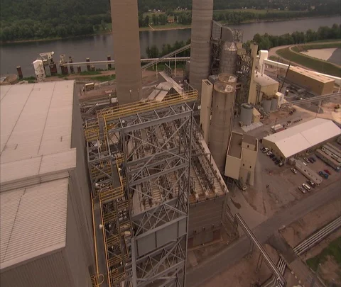 Coal power station Stock Footage 86693708