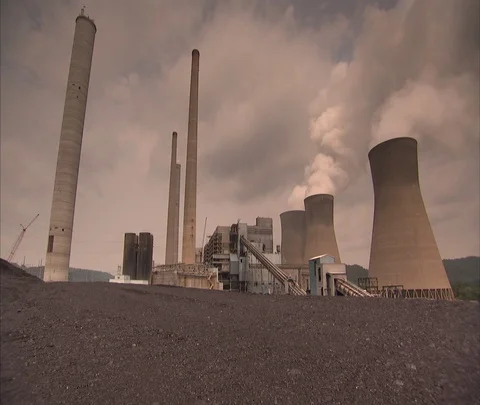 Coal power station Stock-Footage 86694341