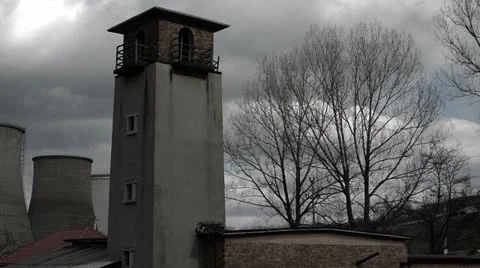 Coal power station  tower Stock-Footage 24715329