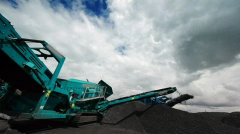 Coal production 019 Vídeo Stock 790634