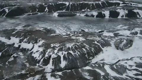 Coal quarry section mining aerial view Stock Footage 223601863