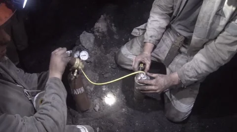 Coal scientists Stock Footage 67233755