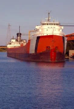 Coal Ship Unloading Stock Photos