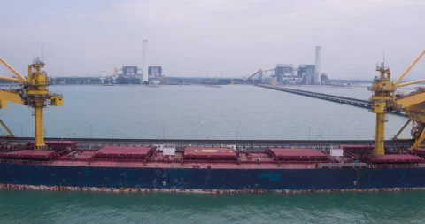 Coal Shipping Stock Footage 164834704