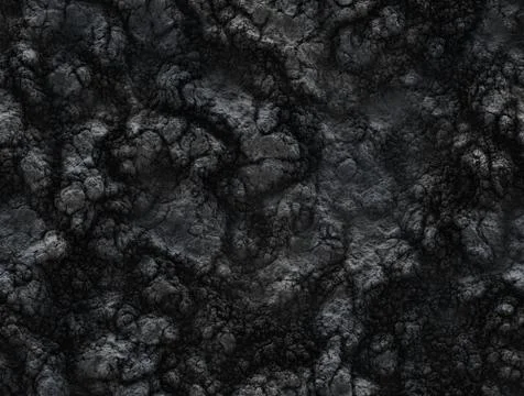 Coal texture. after volcano eruption. lava solidified Stock Illustration