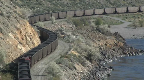 Coal Train 1 Stock Footage 883089
