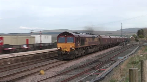 Coal Train Stock Footage 64650135