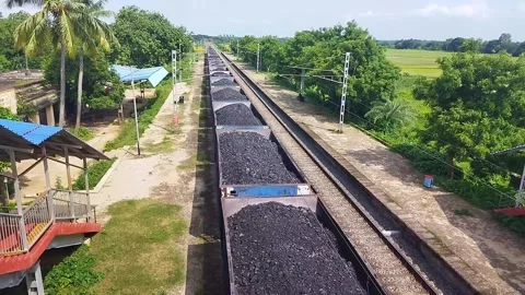 Coal transport Stock Footage 336201131