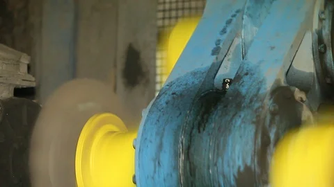 The coal on the vibrating table Stock Footage 95545036