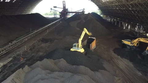 Coal Warehouse Video stock 199094134