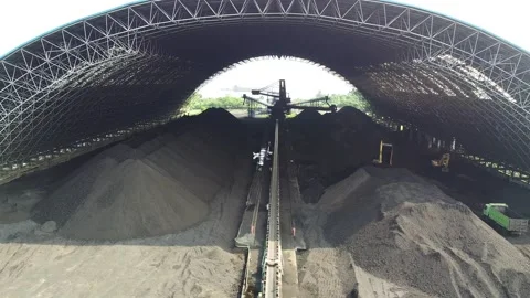 Coal Warehouse Video stock 199118384