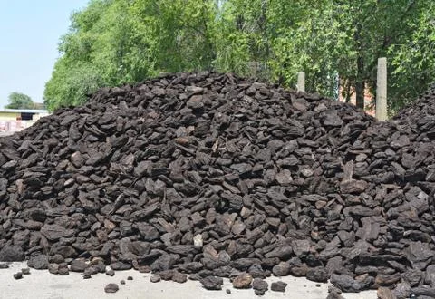 Coal for winter Stock Photos
