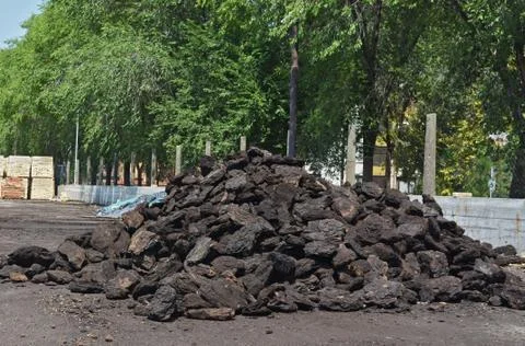 Coal for winter Stock Photos