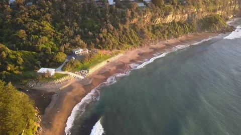 Coalcliff Beach Stock Footage 138672341