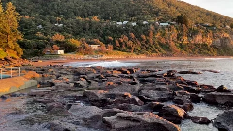 Coalcliff Beach Stock Footage 201325321