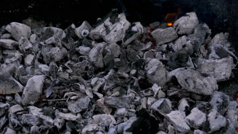 Coals in a Brazier decay Stock Footage 89665511