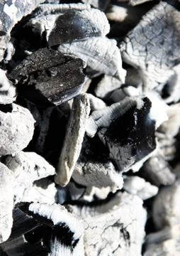 Coals burned Stock Photos